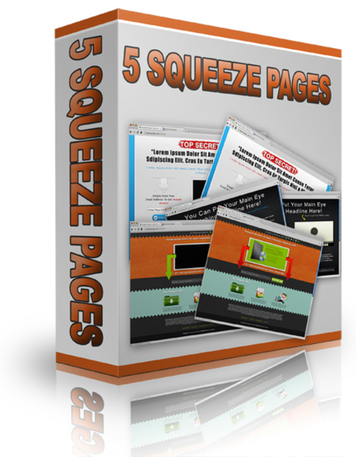 Product picture 5 Modern Squeeze Page Templates